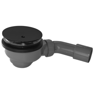 Santeg Unishower douche afvoer Ø90mm mat zwart