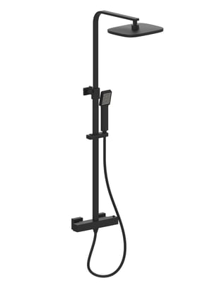 Blaufoss Cape 250 opbouw regendoucheset met mengkraan Mat Zwart