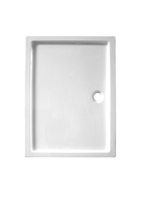 Linie Mango Duschwanne: 100 x 80 cm, Acryl, Weiß glänzend