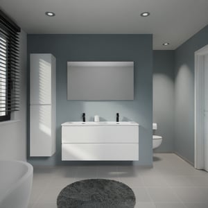 Linie Lado meuble salle de bains avec plan vasque Baro