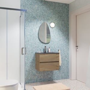Storke Edge badkamermeubel met Scuro Wastafel