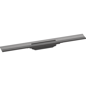 Hansgrohe RainDrain Flex Fertigset Duschrinne kürzbar wandangebunden 70cm Brushed Black Chrome