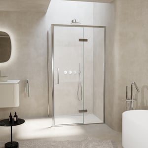 Balmani Senses Design Eckdusche mit Drehtür