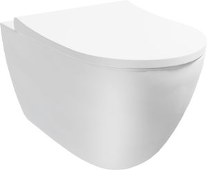 Luca Varess Vinto hangtoilet mat wit randloos