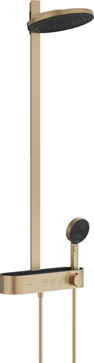 Hansgrohe Pulsify S260 colonne de douche de pluie robinet thermostatique Brushed Bronze