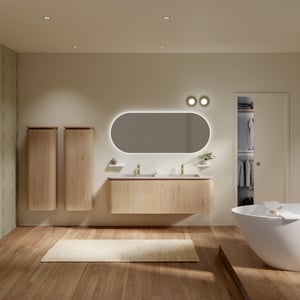 Balmani Moon meuble salle de bains avec plan vasque Moon