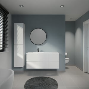 Linie Lado meuble salle de bains avec plan vasque Vano