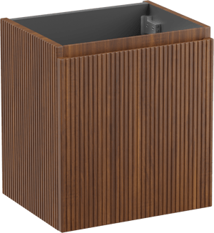 Storke Ribs meuble sous-vasque suspendu 45 x 35 cm noyer