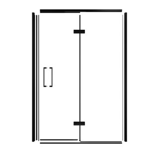 Balmani Senses Design Profilset für Duschtür