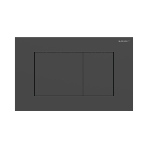 Sigma40 hoekig bedieningspaneel mat zwart voor Sigma UP320 of UP720 inbouwreservoir