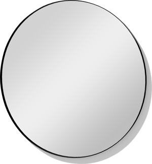 Storke Nero rond badkamerspiegel zwart Ø 100 cm