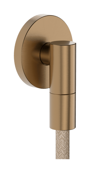 Hansgrohe Fixfit Fine S doucheslangaansluiting 1/2" Brushed Bronze