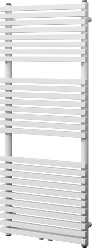 Vipera Vesuvio sèche-serviettes simple 50 x 120 cm chauffage central blanc mat raccordements latéral et central possibles 872W