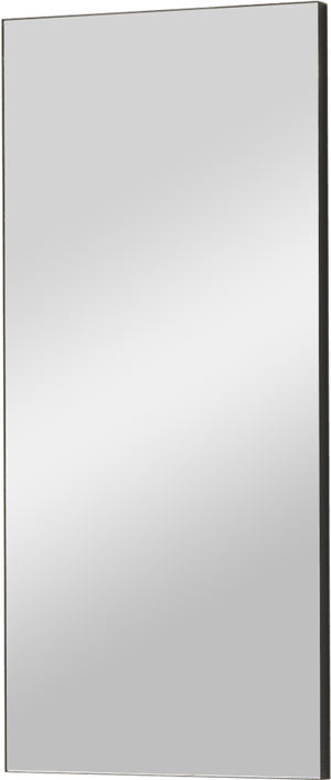 Storke Nero rechthoekig badkamerspiegel zwart 48 x 100 cm