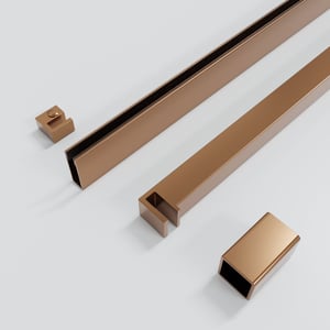 Balmani Modular Flat profielenset brushed rosegold