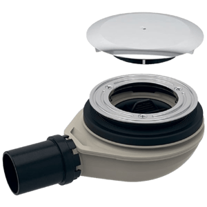 Geberit Metro verlaagde doucheafvoer Ø90mm chroom