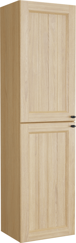 Balmani Lemon zwevende badkamerkast Fineer naturel eiken 45 x 35 x 169 cm