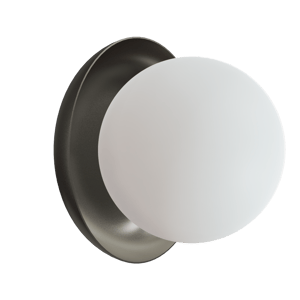 Balmani Pelota Bowl medium LED Spiegelbeleuchtung: 16 cm, Gunmetal