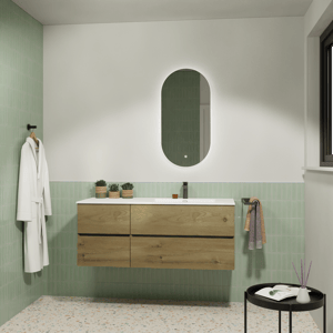 Storke Edge meuble salle de bains avec lavabo Diva et miroir