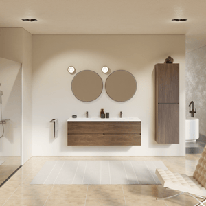 Balmani Mitra meuble salle de bains avec plan vasque Tablo Oval