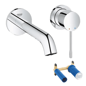 Grohe Essence M Robinet de lavabo encastré chrome incl élément intégré