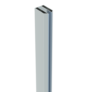 Linie Walk-in II Set Profilecke, 8 mm, Glas Chrom