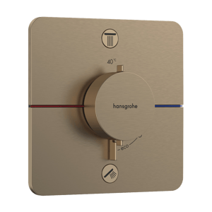 Hansgrohe Showerselect EN1717 Comfort Q Robinet de baignoire encastré 2 évacuations Brushed Bronze