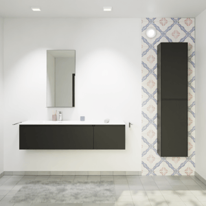 Storke Edge meuble salle de bains avec tablette pour vasques Panton