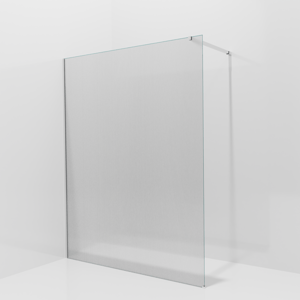 Balmani Modular inloopdouche: 160 x 200 cm, Ribs met coating, Glanzend chroom profielen