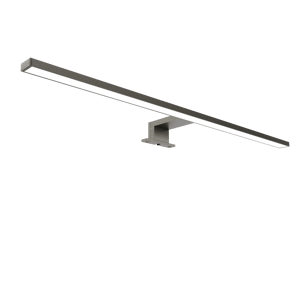Luca Varess Cubico LED luminaire 65 cm Brushed GunMetal