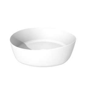 Balmani Jezi Aufsatzwaschbecken: Solid Surface, matt, rund, Ø 37,5 cm