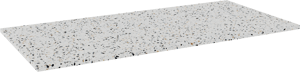Balmani Stretto tablette simple ou double Bianco Nero terrazzo 120 x 55 cm