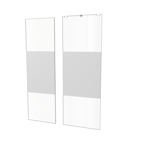 Balmani Senses Design panneau en verre pour porte de douche coulissante