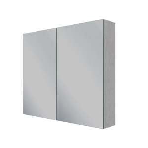 Linie Montro armoire de toilette 90 x 75 cm béton gris