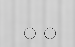 Perola Ribs bedieningsplaat Mat Wit voor UP320 of UP720 inbouwreservoir