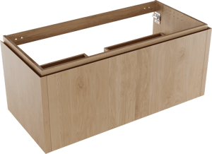 Balmani Eclips zwevende wastafelonderkast 120 x 55 cm natuur eiken 2 lades