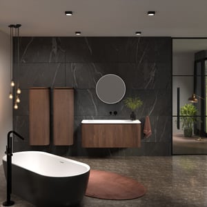 Balmani Moon meuble salle de bains avec plan vasque Moon