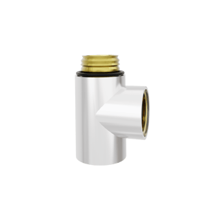 Santeg connecteur en T pour chauffage central Dual Fuel G1/2" blanc brillant