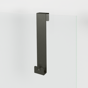 Blaufoss Gulio porte-savon à double crochet Brushed GunMetal