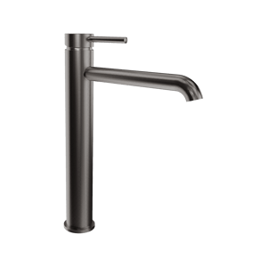 Blaufoss Round robinet de lavabo haut GunMetal brossé