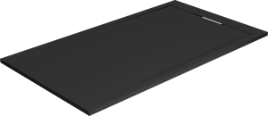 Balmani Andes douchebak 160 x 90 cm top solid Mat Zwart