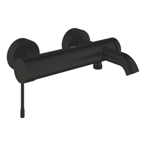 Grohe Essence robinet baignoire mitigeur montage mural extérieur noir mat