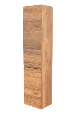 Balmani Lucida staande badkamerkast links teakhout 45 x 35 x 195 cm