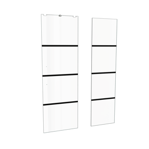 Balmani Senses Design paroi en verre pour porte de douche coulissante