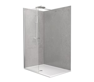 Linie Plato set de profil d'angle et profil latéral pour revêtement mural de douche