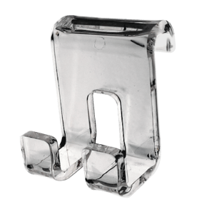 Luca Varess crochet de douche transparent