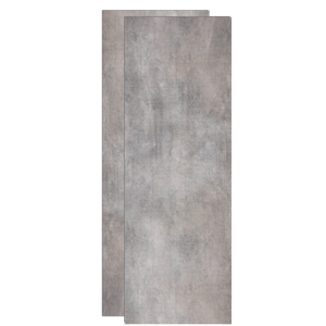 Linie Plato set douchewandbekleding set 2 x 90x210 cm pvc donkergrijs Dakota