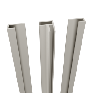 Linie set de profil d'angle et profil latéral pour revêtement mural de douche