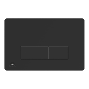 Oleas M2 Betätigungsplatte: Schwarz Matt, für Ideal Standard ProSys Einbauspülkasten