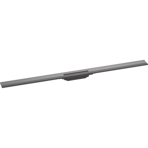 Hansgrohe RainDrain Flex douchegoot afwerkset wandmodel 120cm Brushed Black Chrome